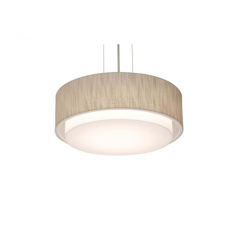 Sanibel 16'' Med Base Pendant - BK and JT