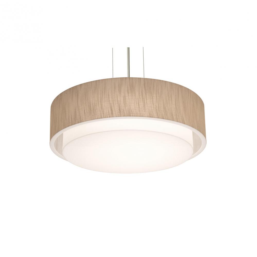 Sanibel 18'' Med Base Pendant - BK and JT