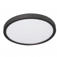 AFX Lighting, Inc. EGRF12LAJD3BK - Edge Round 12'' Flush Mount LED 22W 277V,5 CCT,BK