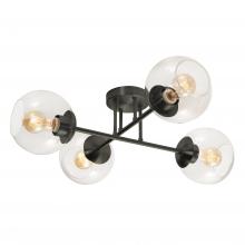 AFX Lighting, Inc. JAMC24MBBK - Jamie 24 Semi Flush