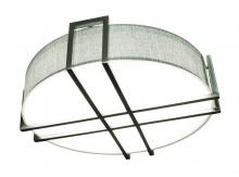 AFX Lighting, Inc. LBTF1624LAJUDSNGY-MS - Lambert 16" LED Flush Mount