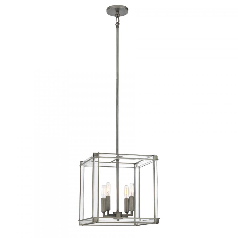 Langen Square - 4 Light Pendant