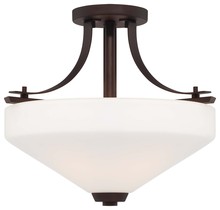 Minka-Lavery 5328-577 - 2012 SEMI FLUSH 3 LIGHT