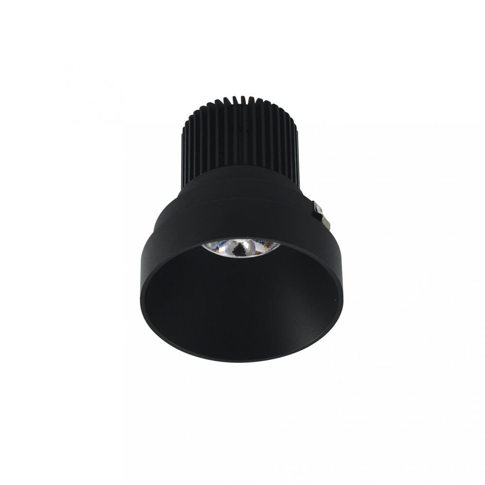 4" Iolite LED Round Trimless Downlight, 10-Degree Optic, 800lm / 12W, 3500K, Black Finish