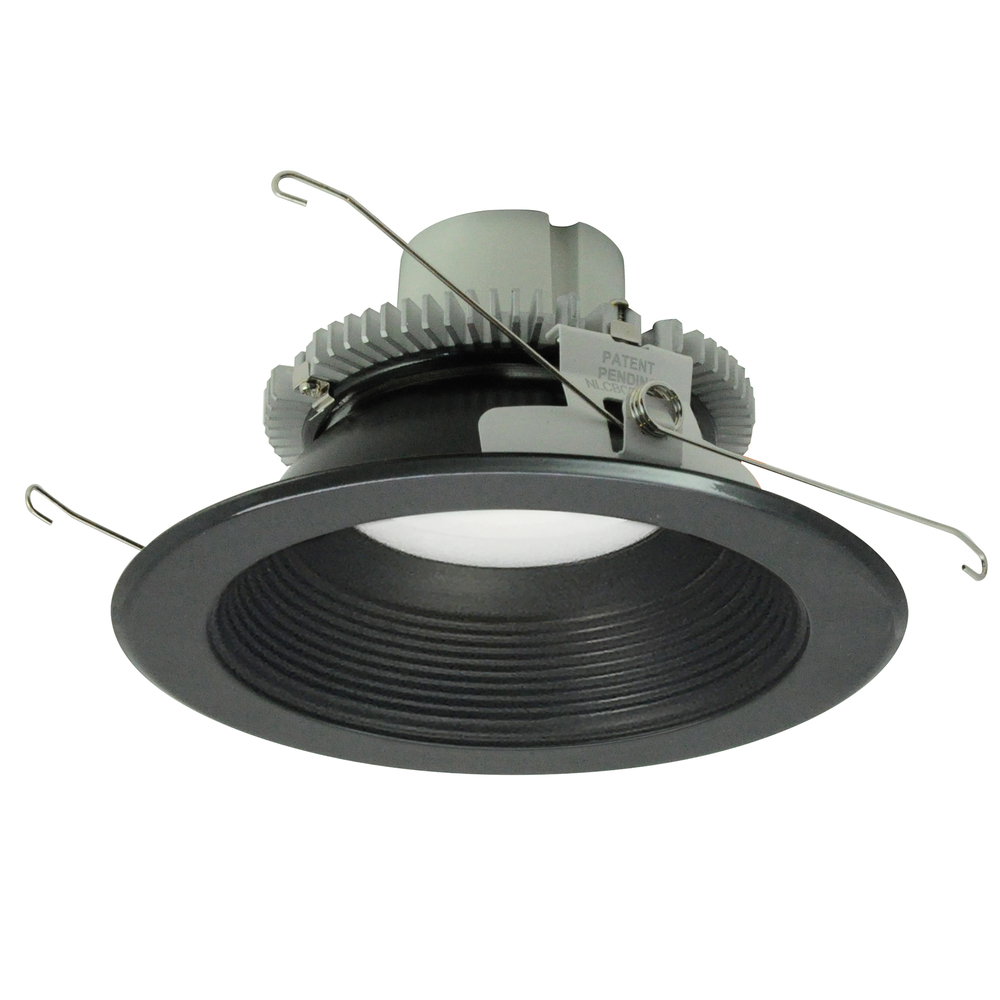 6" Cobalt Click LED Retrofit, Baffle, 750lm / 10W, 3000K, Black Baffle / Black Flange, 120V-277V