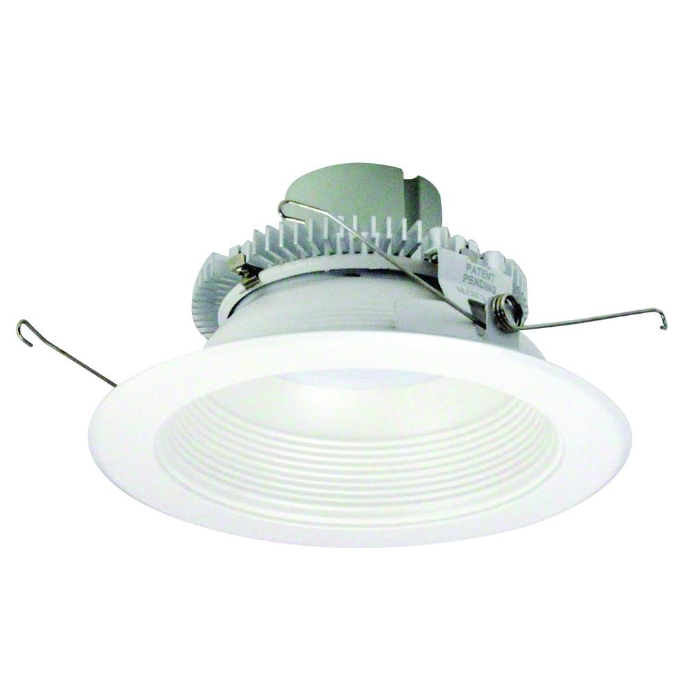 6" Cobalt Click LED Retrofit, Baffle, 750lm / 10W, 3000K, White Baffle / White Flange