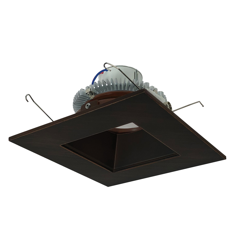 6" Cobalt Click LED Retrofit, Square Reflector, 750lm / 10W, Comfort Dim, Bronze Reflector /