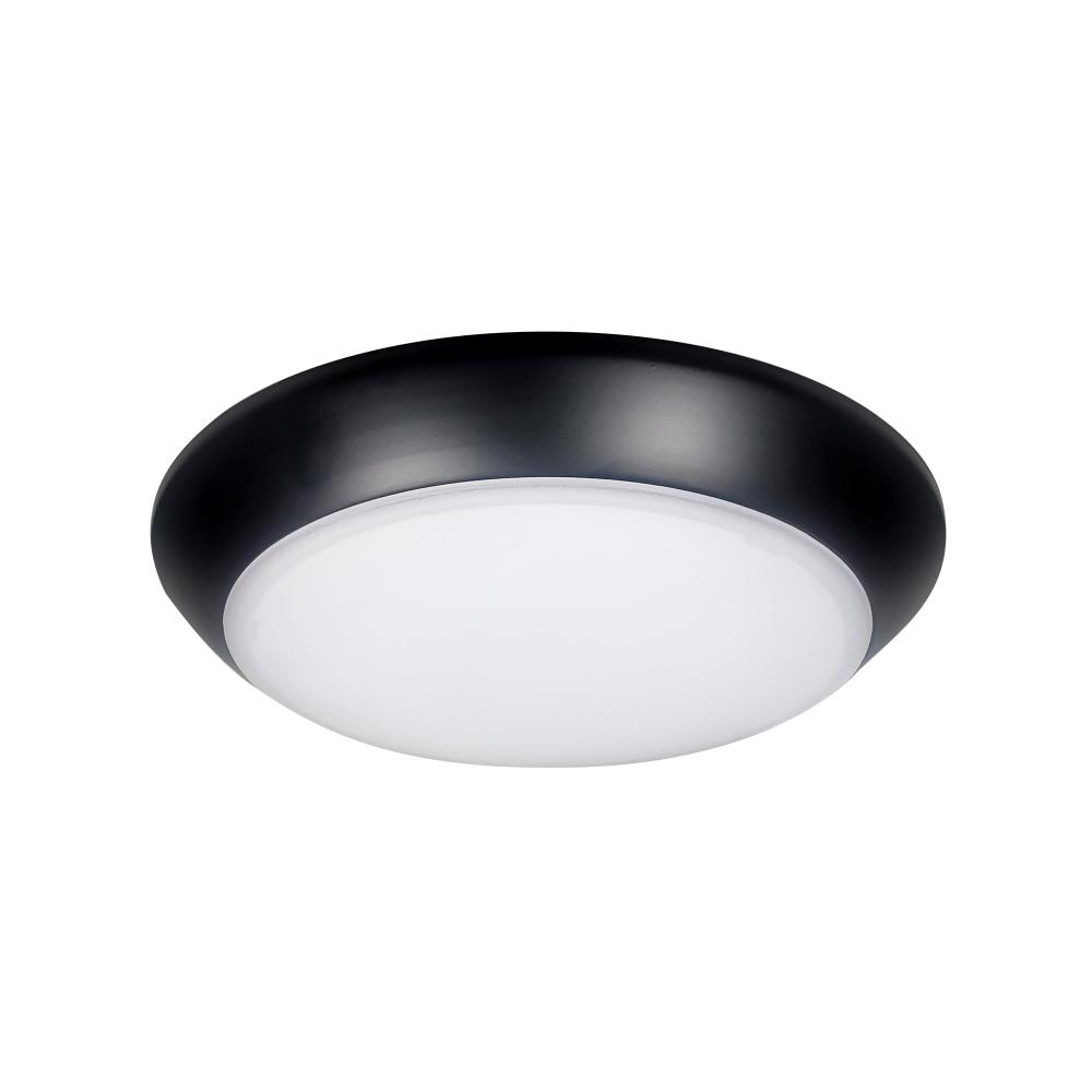 8" AC Opal LED Surface Mount, 2150lm / 30W, 3000K, Black finish