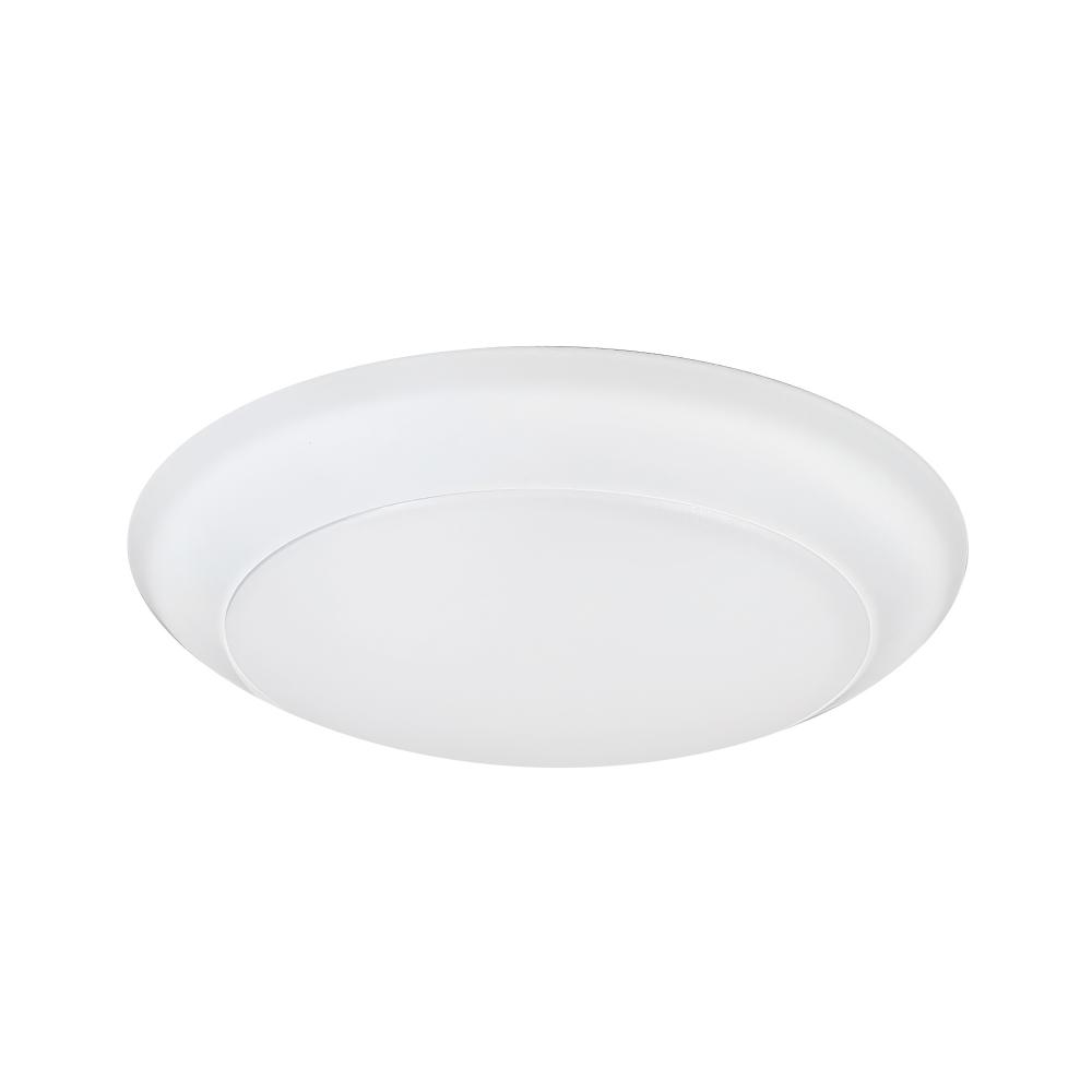 6" AC Opal LED Surface Mount, 1100lm / 16.5W, 2700K, White finish