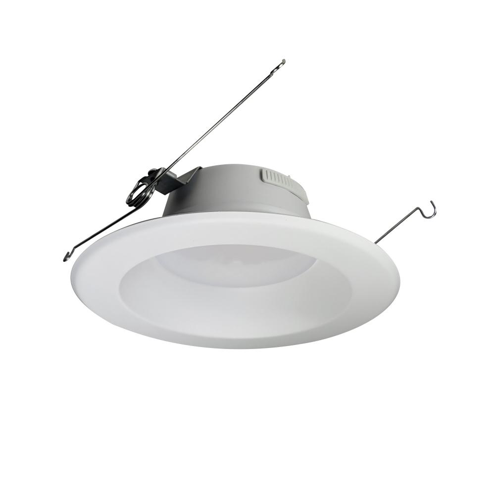 5"/6" AC Onyx LED Retrofit Reflector, Selectable CCT, 1150lm / 16.5W, White finish