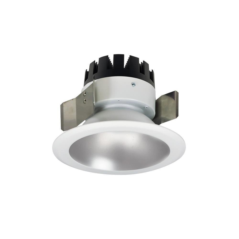 5" Marquise III Round Open Reflector, 1500lm, 3000K, Flood Optic, Haze Reflector/White Flange