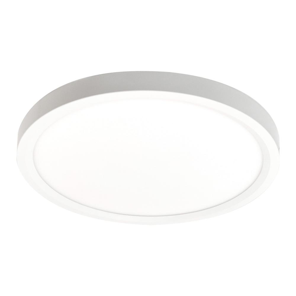 11" wELO LED Surface Mount, 1588lm / 15W, 4000K, 80+ CRI, 120-277V; 0-10V, White