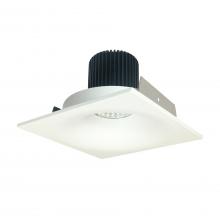 Nora NIO-4SNBCDXMPW/HL - 4" Iolite LED Square Bullnose, 1500lm/2000lm/2500lm (varies by housing), Comfort Dim, Matte