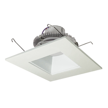  NLCBC2-65640WW/10 - 6" Cobalt Click LED Retrofit, Square Reflector, 1000lm / 12W, 4000K, White Reflector / White