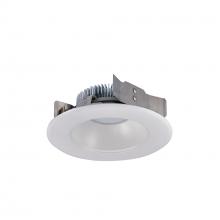 Nora NLCBS-4W518530WW - 4" Cobalt Shallow High Lumen LED Trim, Round Reflector, 850lm, 3000K, White