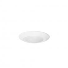  NLOPAC-R4REGT2430W - 4" Regressed AC Opal LED Surface Mount, 700lm / 11W, 3000K, White finish