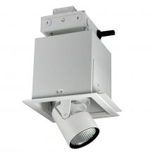 Nora NMRTLGPD-11D2L2030SW - Pull-Down LED Trimless 1-Head MLS, 30W / 2100lm per Head, Spot, 3000K, White, 277V 0-10V Dimming