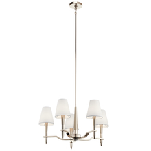 Kichler 44310PN - Kinsey 5 Light Chandelier Polished Nickel