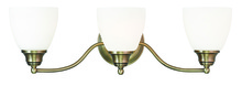 Livex Lighting 13673-01 - 3 Light Antique Brass Bath Light