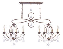 Livex Lighting 6437-71 - 8 Light VBR Island/Chandelier