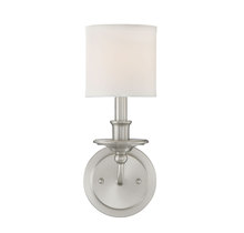 Savoy House 9-1150-1-SN - Aubree 1-Light Wall Sconce in Satin Nickel