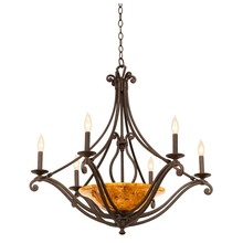 Kalco 4969TO/PENSH - Somerset 6 Arm Chandelier