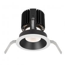 WAC US R4RD1T-N830-BKWT - Volta Round Shallow Regressed Trim with LED Light Engine