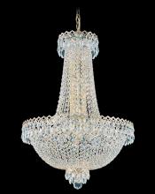 Schonbek 1870 2622-211O - Camelot 12 Light 120V Chandelier in Aurelia with Clear Optic Crystal