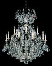 Schonbek 1870 3773-76 - Renaissance 16 Light 120V Chandelier in Heirloom Bronze with Clear Heritage Handcut Crystal