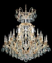  3774-23 - Renaissance 25 Light 120V Chandelier in Etruscan Gold with Clear Heritage Handcut Crystal