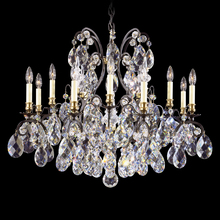  3790-48 - Renaissance 13 Light 120V Chandelier in Antique Silver with Clear Heritage Handcut Crystal