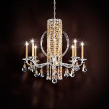 Schonbek 1870 RS8308N-22H - Siena 8 Light 120V Chandelier in Heirloom Gold with Clear Heritage Handcut Crystal