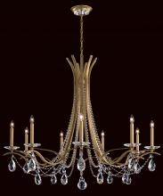 Schonbek 1870 VA8339N-22R - Vesca 9 Light 120V Chandelier in Heirloom Gold with Clear Radiance Crystal