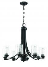 Craftmade 50528-FB - Bolden 8 Light Chandelier in Flat Black