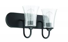 Craftmade 50402-FB - Gwyneth 2 Light Vanity in Flat Black