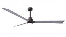 Matthews Fan Company AKLK-TB-BW-72 - Alessandra 3-blade transitional ceiling fan in textured bronze finish with Barn Wood blades. Optim