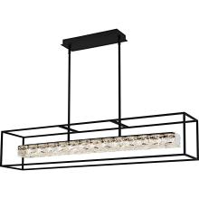 Quoizel PCDZ148MBK - Dazzle Matte Black Linear Chandelier