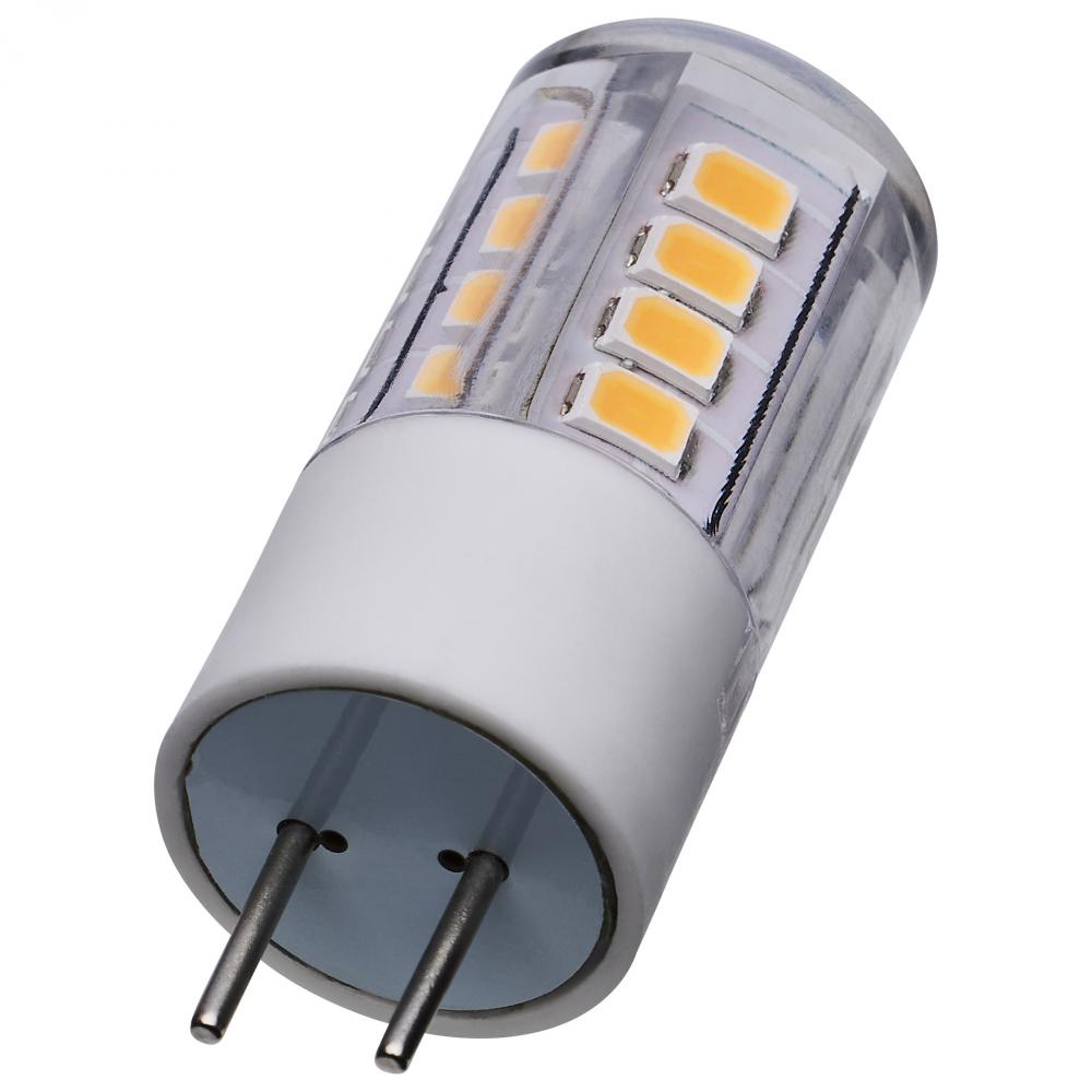 3 Watt T5 LED; Clear Finish; GY6.35 Base; 3000K; 12 Volt