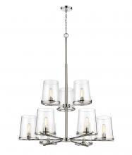 Z-Lite 3032-9PN - 9 Light Chandelier