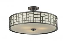 Z-Lite 329-SF20-BRZ - 3 Light Semi Flush Mount