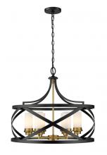 Z-Lite 481P24-MB-OBR - 6 Light Chandelier