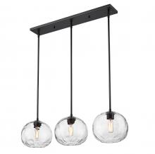 Z-Lite 490P10-3L-MB - 3 Light Linear Chandelier