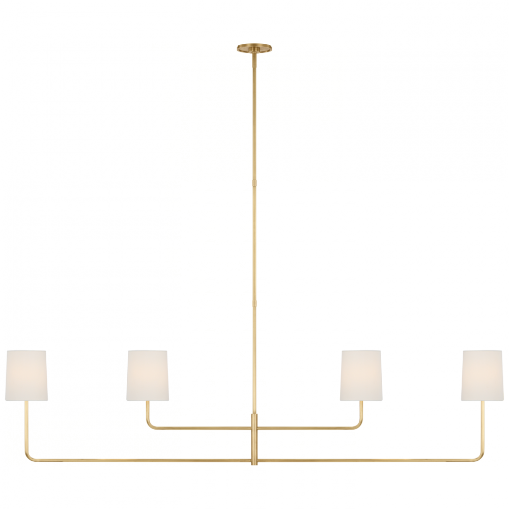 Go Lightly 70" Four Light Linear Chandelier