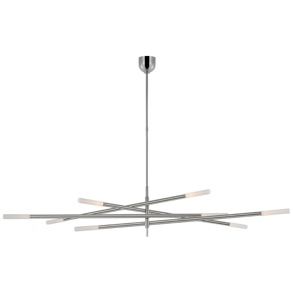 Rousseau Oversized Eight Light Articulating Chandelier
