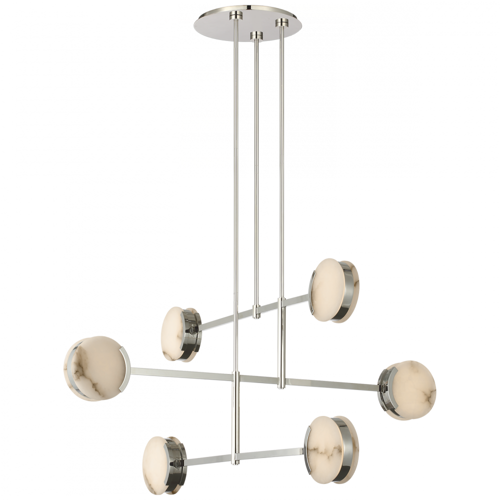 Melange 54" Multi-Positional Chandelier