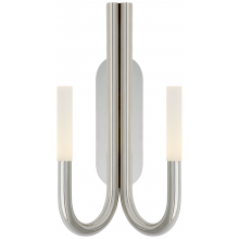 Visual Comfort & Co. Signature Collection KW 2283PN-EC - Rousseau Double Wall Sconce