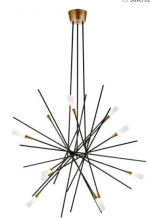 Visual Comfort & Co. Signature Collection CHC 5605BLK - Stellar Medium Chandelier