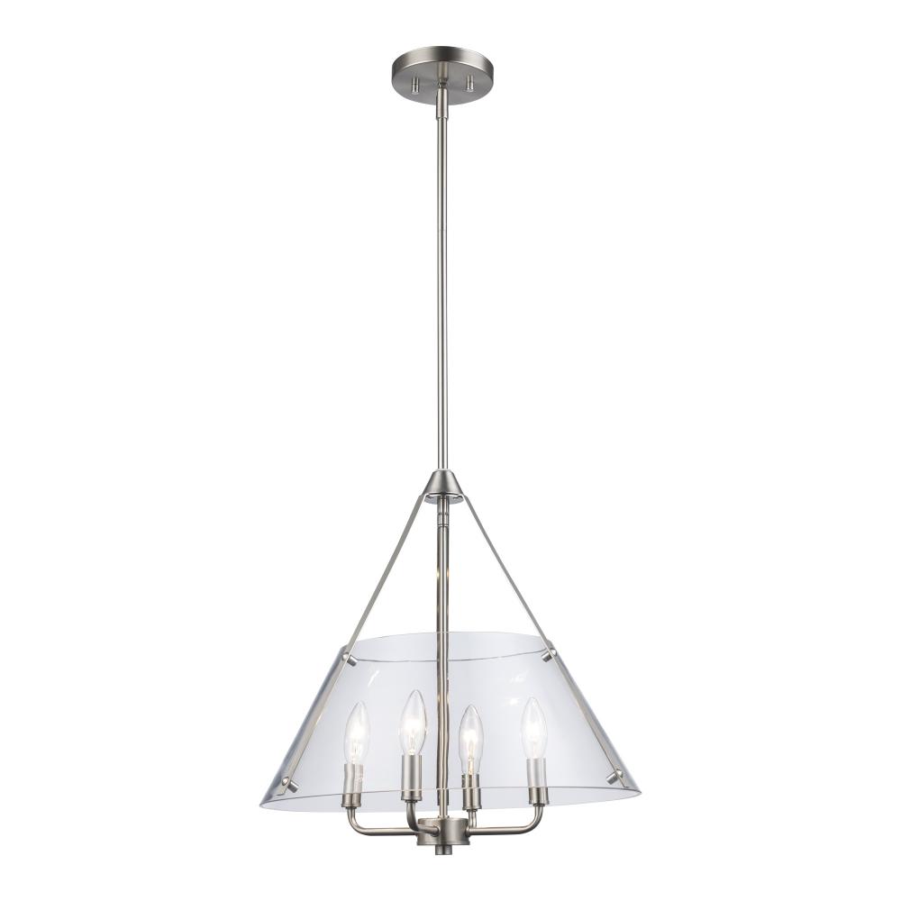 Armani Pendant Lights Brushed Nickel