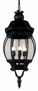 Parsons 4-Light Traditional French-inspired Outdoor Hanging Lantern Pendant with Chain