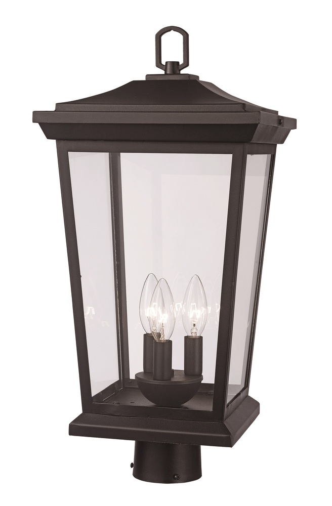 Turlock 15" Postmount Lantern